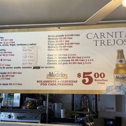 Carnitas Trejo - Menú