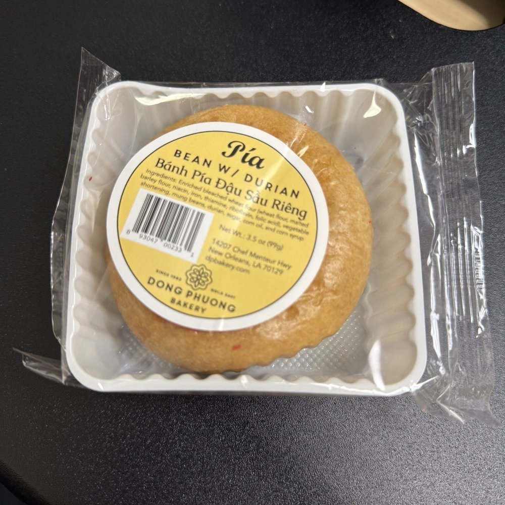 Bean with durian pastry Bean with durian pastry