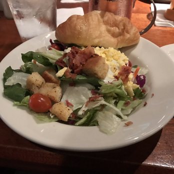 Charleston's - House salad, comes delicious honey soaked croissant - Steakhouses Near Me - Omaha, Nebraska Charleston's - House salad, comes delicious honey soaked croissant - Steakhouses Near Me - Omaha, Nebraska