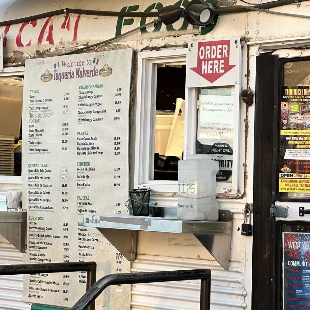 Taqueria Malverde - Menu - Food Trucks Near Me - West Yellowstone, Montana Taqueria Malverde - Menu - Food Trucks Near Me - West Yellowstone, Montana