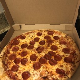 Large pepperoni pizza Large pepperoni pizza