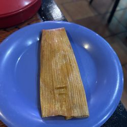 Amigo's Mexican Cafe - Freshly made tamale