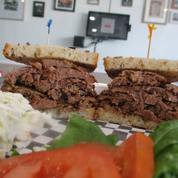 Schwartz's - a roast beef sandwich and coleslaw - Delis Near Me - Los Angeles, California Schwartz's - a roast beef sandwich and coleslaw - Delis Near Me - Los Angeles, California