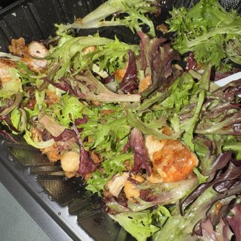 Talking Cedar Restaurant - Harvest Green Salad with Fried Chicken - Distilleries Near Me - Rochester, Washington