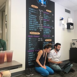 MSW Lounge - Menu of shots and drips