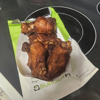 BurgerFi - New wings are not large as described and only received 5. - Burgers Near Me - Orlando, Florida