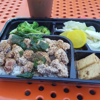 Song La - Bento box with boba. - Food Trucks Near Me - Austin, Texas