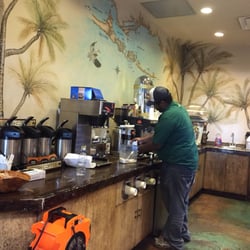 Ernesto's - Darian making me the best dark cafe con me he ever