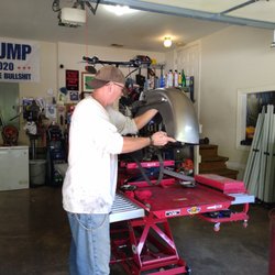Old Dude's Garage - Dry fitting the new fender
