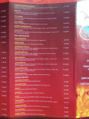 Menu photo 2 Sitar Palace Orangeburg, NY