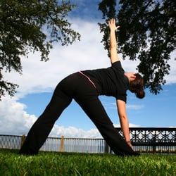 Thrive Yoga & Massage - Triangle Pose at The Grand Hotel