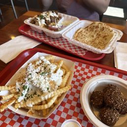 29. Greek Fries, 24. Falafel, and 22. Tiger Plate 29. Greek Fries, 24. Falafel, and 22. Tiger Plate