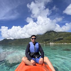 Cosmopolitan Travels - Kayaking in Sofitel Kia Ora Mo'orea