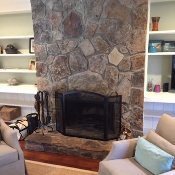 FD Remodeling - Tired old stone with raised hearth - Kitchen & Bath Near Me - Marietta, Georgia