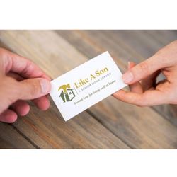 Like A Son A Senior Home Service - Like A Son Business Card