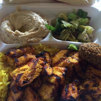 Pi-Hi Cafe - Chicken kabob plate - Mediterranean Near Me - Chicago, Illinois