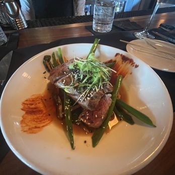 Eddie V's Prime Seafood - Prime Steak Tataki: 5 stars!  Great korean-influenced flavor - Seafood Near Me - Palm Desert, California