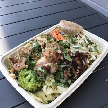 Asian Box - BYO with chicken and half rice half salad - Asian Fusion Near Me - Burlingame, California Asian Box - BYO with chicken and half rice half salad - Asian Fusion Near Me - Burlingame, California