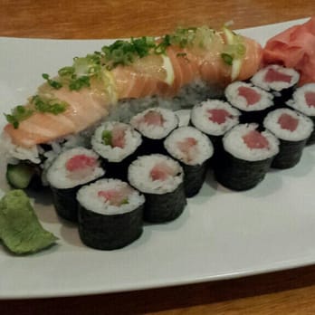 Kashin - Alaskan, Yellow Tail, and Tuna Roll - Japanese Near Me - Cary, North Carolina