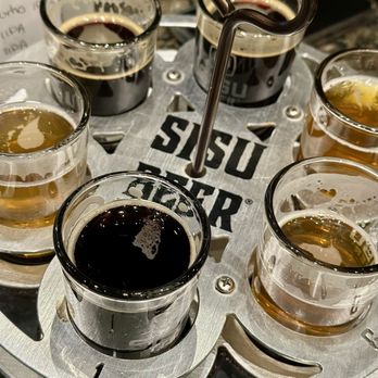 Sisu Beer - Beer Flight - Brewpubs Near Me - Seaside, Oregon Sisu Beer - Beer Flight - Brewpubs Near Me - Seaside, Oregon