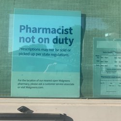 Walgreens - Closes early, opens late, has discourteous staff. This is the standard.