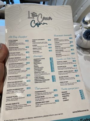 Menu photo 1 Little Corner Cafe Glendale, CA Menu photo 1 Little Corner Cafe Glendale, CA