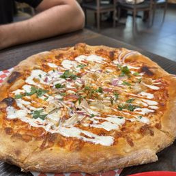Korean BBQ Chicken Pizza