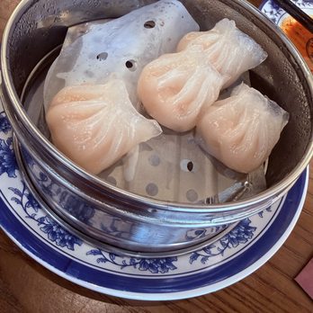 Yu Noodles Chantilly - S11. Steamed Crystal Shrimp Dumplings (5) - Dim Sum Near Me - Chantilly, Virginia
