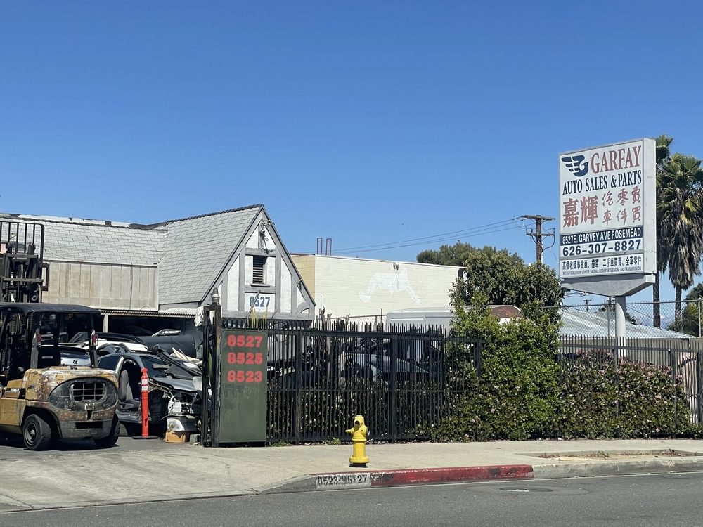 GARFAY AUTO SALES & PARTS Updated October 2024 8527E ,Garvey Ave