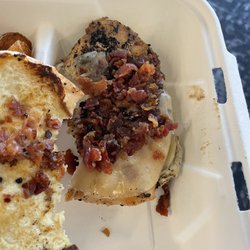 The Local Fine Food & Drink - Where's the bacon? Definitely NOT this mornings leftover bacon.