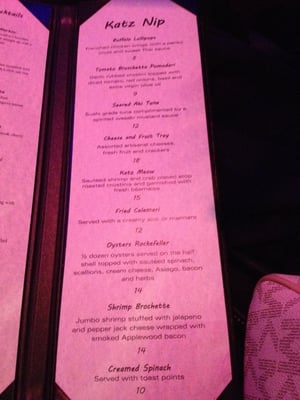 Menu photo 5 Katz 21 Steak & Spirits Corpus Christi, TX