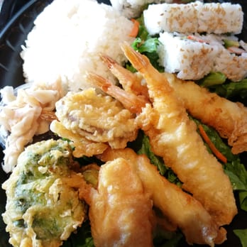 Sushi Boy - 3 item tempura veggie, tempura shrimp, California rolls, & miso soup... incredible under 10 bucks! - Sushi Bars Near Me - Torrance, California Sushi Boy - 3 item tempura veggie, tempura shrimp, California rolls, & miso soup... incredible under 10 bucks! - Sushi Bars Near Me - Torrance, California