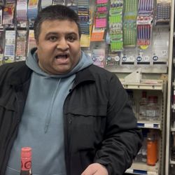 Cheers Liquors - Before he spat on us and while screaming