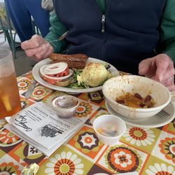 Cottage Cafe - Meatloaf and cowboy's chile.