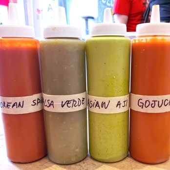 Kimchi Grill - Awesome sauces! My fave was the Asian Aji. - Korean Near Me - Brooklyn, New York