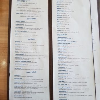Sen Sushi Bar - Menu - Sushi Bars Near Me - Oak Park, Illinois