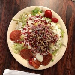 Salad from salad bar.
