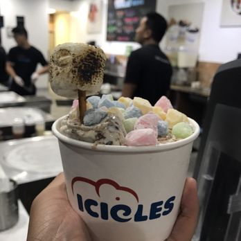 ICICLES - Nutella with mochi and toasted marshmallow - Ice Cream & Frozen Yogurt Near Me - Cupertino, California ICICLES - Nutella with mochi and toasted marshmallow - Ice Cream & Frozen Yogurt Near Me - Cupertino, California