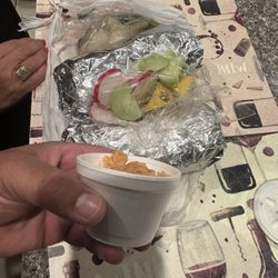 Los Taqueiros - This is $4.50dls of rice at Los taqueiros!
