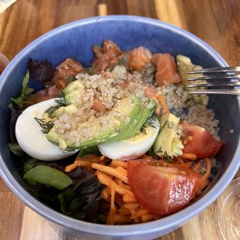 Nosey Goat Coffee - Salmon Bowl - Coffee & Tea Near Me - Tampa, Florida Nosey Goat Coffee - Salmon Bowl - Coffee & Tea Near Me - Tampa, Florida