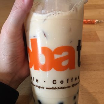 It's Boba Time - Fullerton - Jasmine Milk Tea with Boba - Bubble Tea Near Me - Fullerton, California