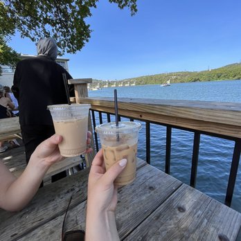Mozart's Coffee Roasters - Iced vanilla latte - Coffee & Tea Near Me - Austin, Texas