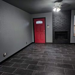 STRONGBACK CUSTOMS - Full Interior Remodel
Tile, Tape Float and Texture, Baseboards, Casing, Interior Paint