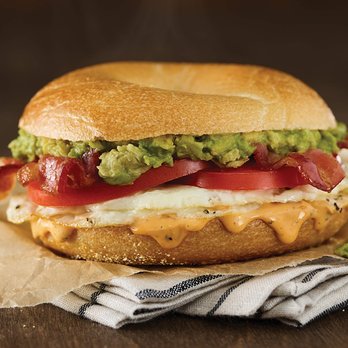 Einstein Bros. Bagels - Bacon, Avocado, & Tomato Breakfast Egg White Sandwich - Breakfast & Brunch Near Me - Prosper, Texas