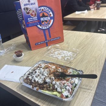 New York Chicken & Gyro - Mix Platter - Halal Near Me - Pasadena, California