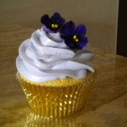 Lilibet's Cakery and English Tea Room - Champagne cupcake with French buttercream frosting!