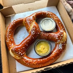 Stone Arch Brewpub - The giant pretzel is a must order