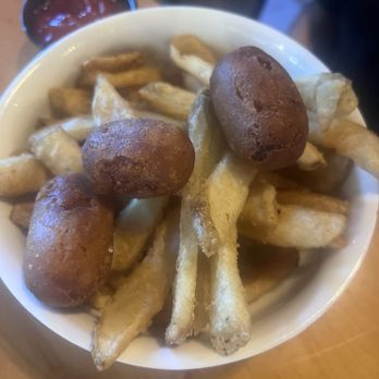 Cast Iron Tavern - Kids corn dogs - New American Near Me - Golden, Colorado Cast Iron Tavern - Kids corn dogs - New American Near Me - Golden, Colorado