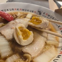 Popular item #2. Ramen with charsu and egg