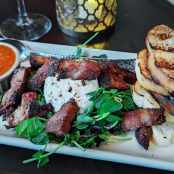 Wild Sage Bistro - Pork belly crostini - New American Near Me - Spokane, Washington Wild Sage Bistro - Pork belly crostini - New American Near Me - Spokane, Washington